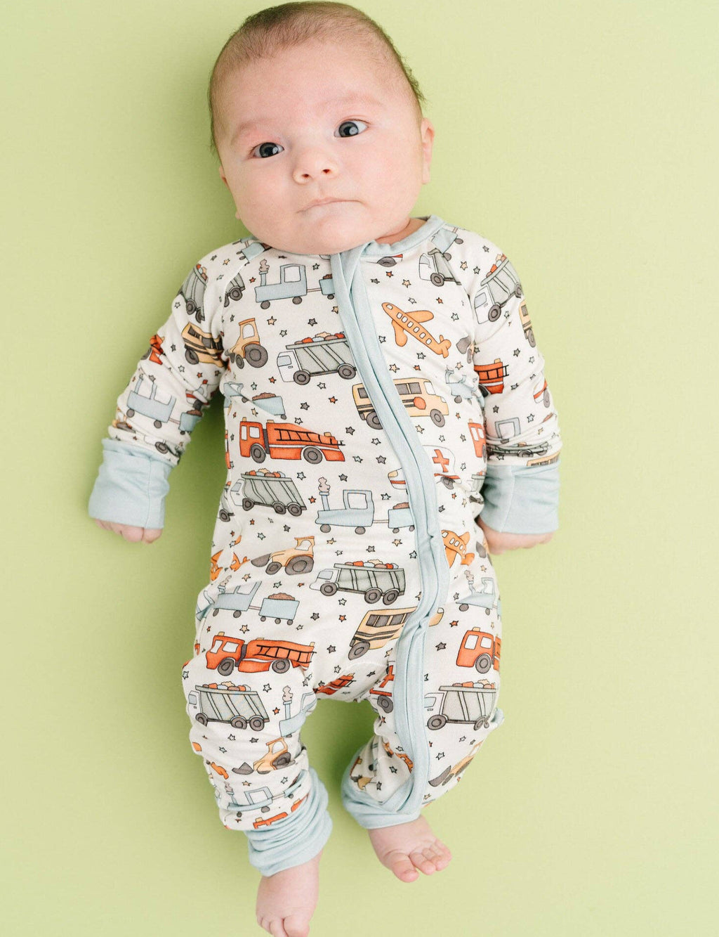 Little Engines Bamboo Sleep + Play