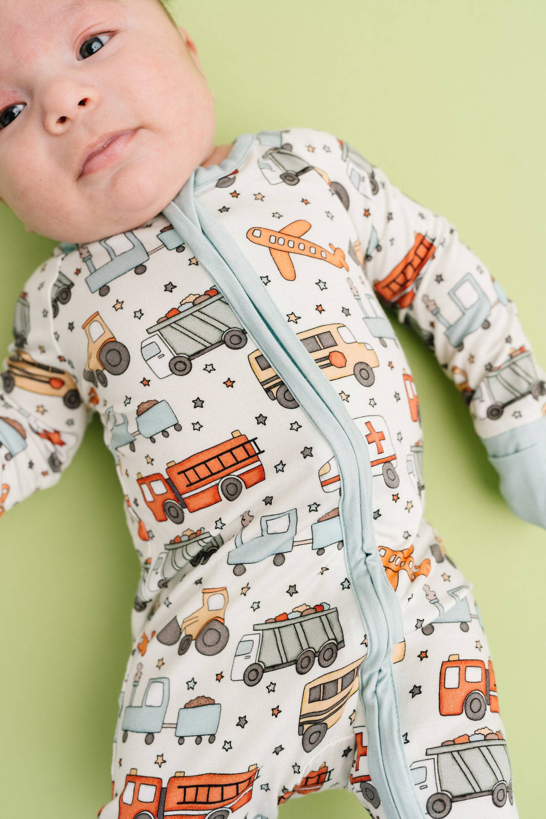 Little Engines Bamboo Sleep + Play