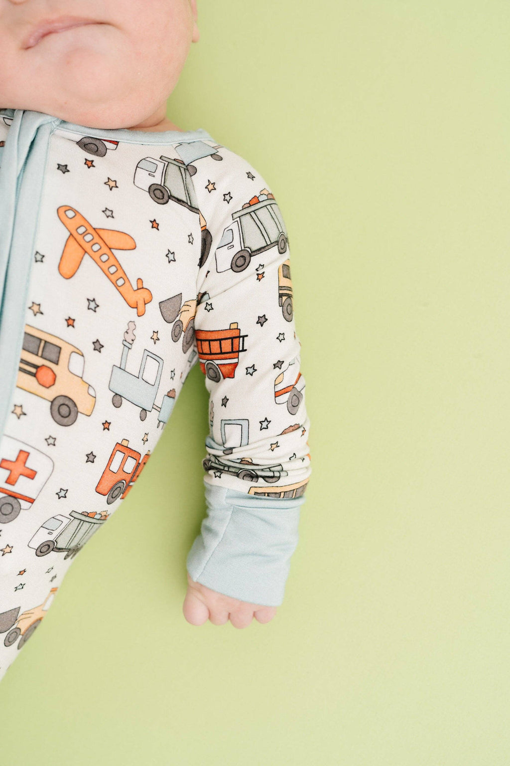 Little Engines Bamboo Sleep + Play
