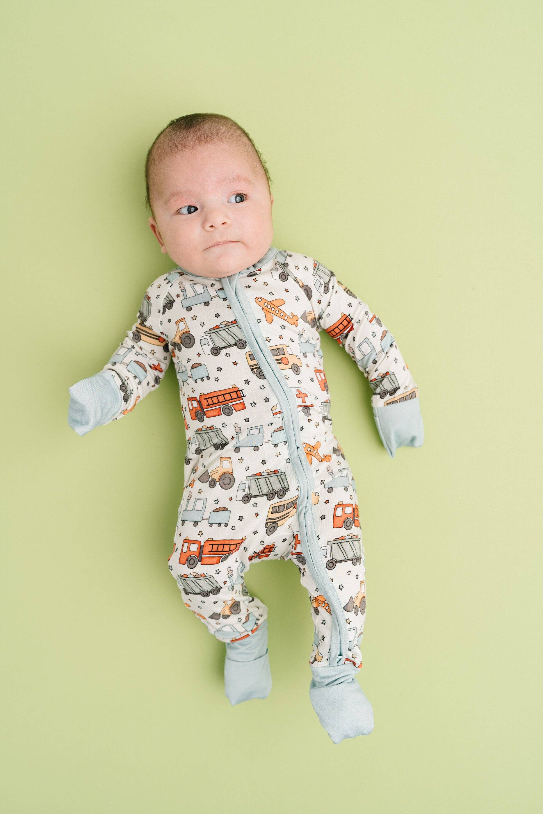 Little Engines Bamboo Sleep + Play