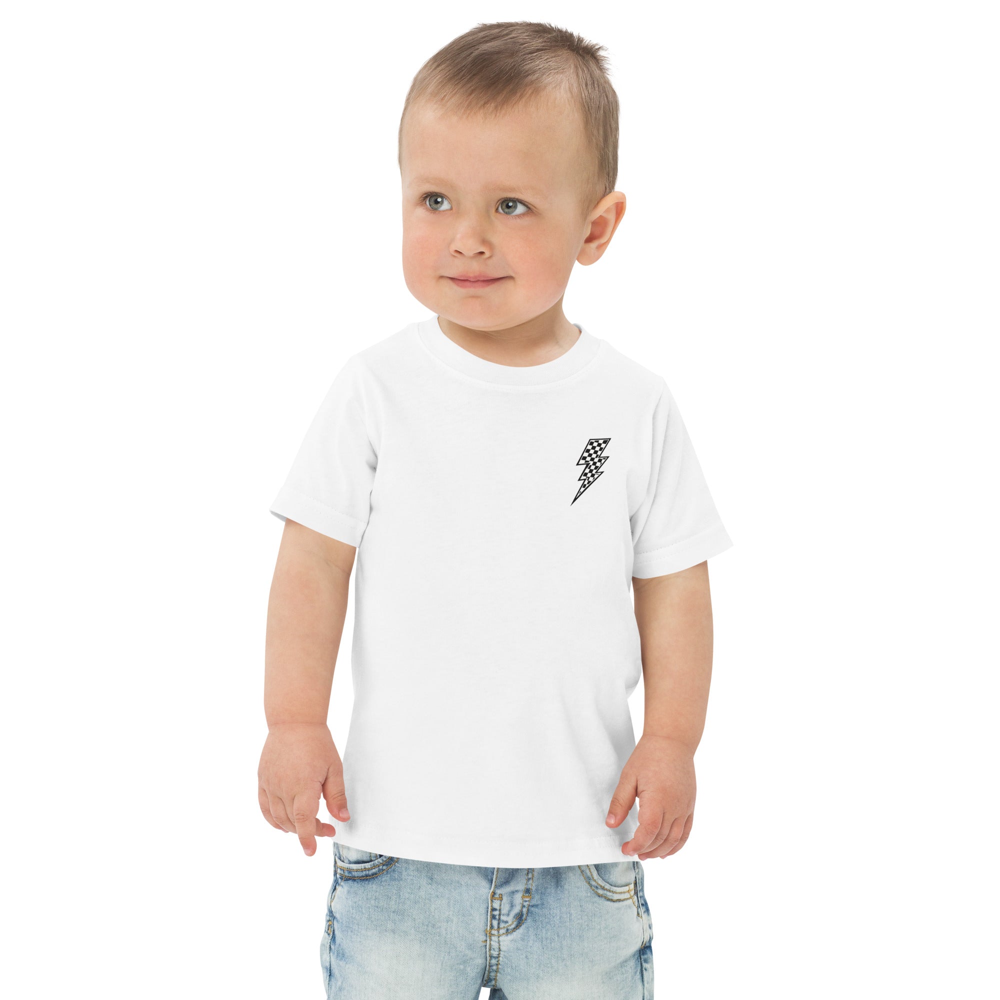 Checkered Bolt | Toddler Tee