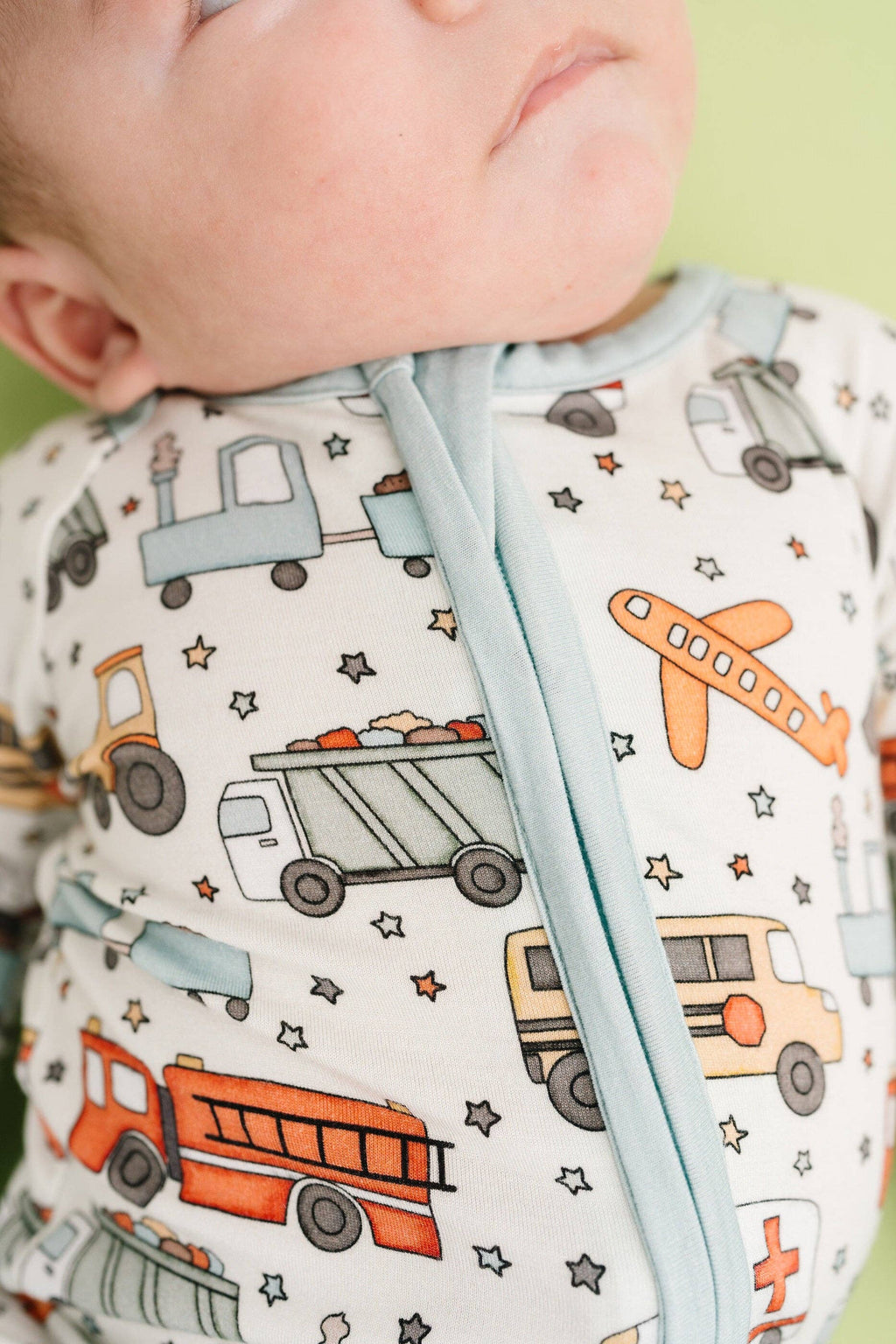 Little Engines Bamboo Sleep + Play